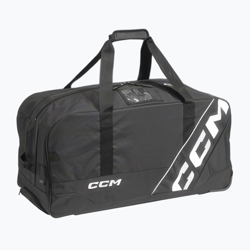 Пътна чанта CCM 520 Wheeled Player Bag 37' 175 l black/white 2