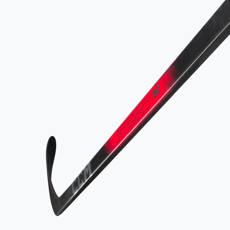 Детски хокеен стик CCM JetSpeed FT860 JR black/red 4
