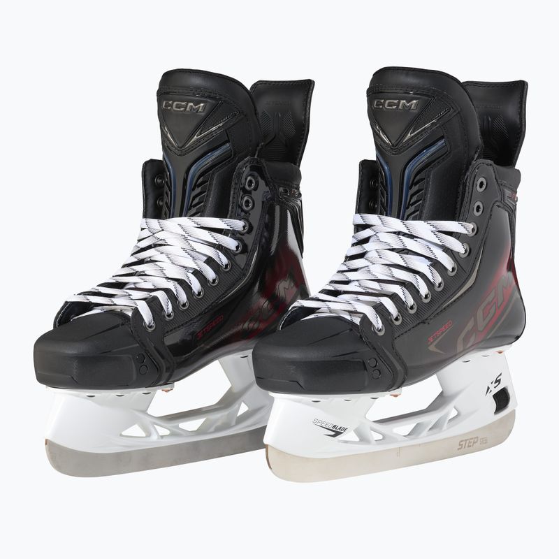 Детски хокейни кънки CCM JetSpeed FT8 INT TAPERED black 2