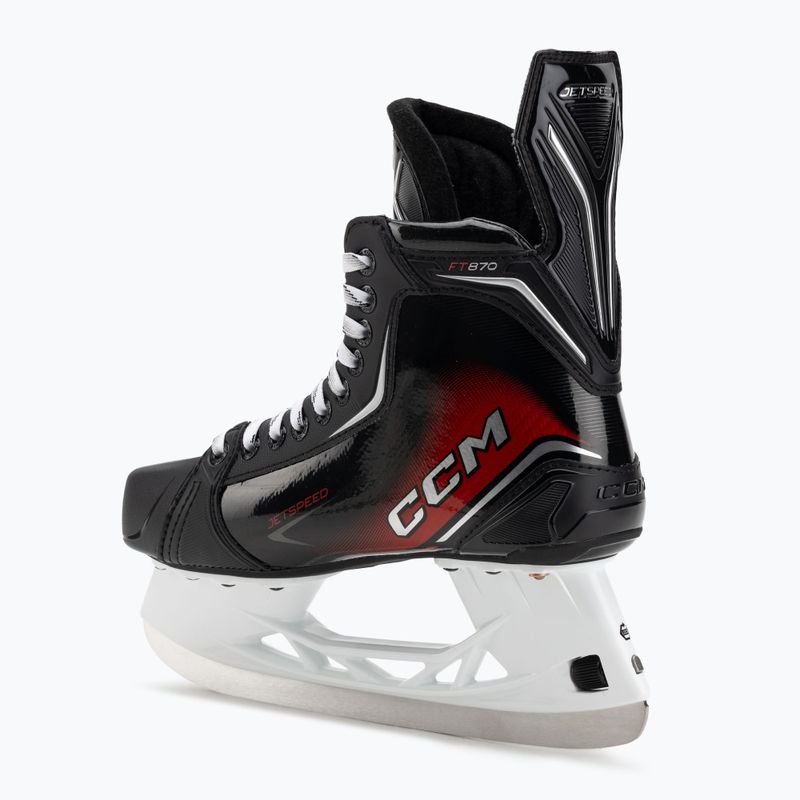 Мъжки хокейни кънки CCM JetSpeed FT870 SR REG black 3