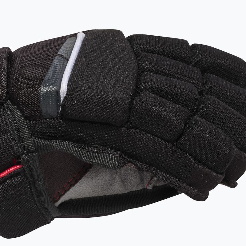 Детски хокейни ръкавици CCM Next YT Gloves black/white 4
