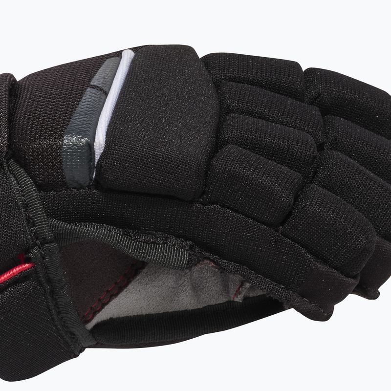 Детски хокейни ръкавици CCM Next JR Gloves black/white 4