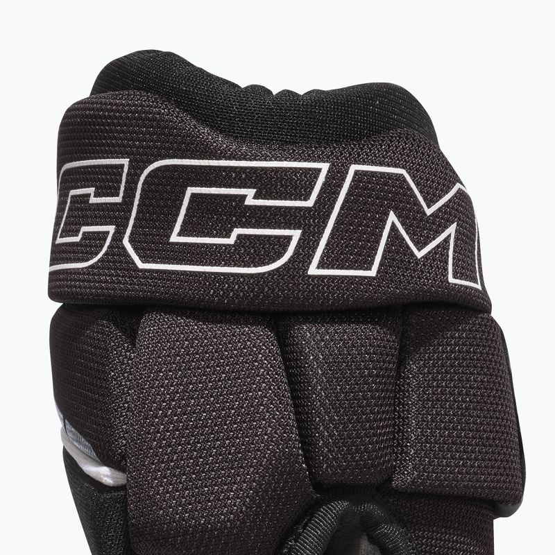 Детски хокейни ръкавици CCM Next JR Gloves black/white 5