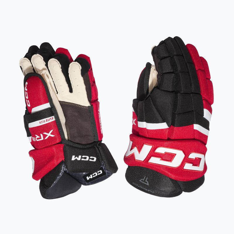 Ръкавици за хокей CCM Tacks XR80 SR Gloves black/red/white