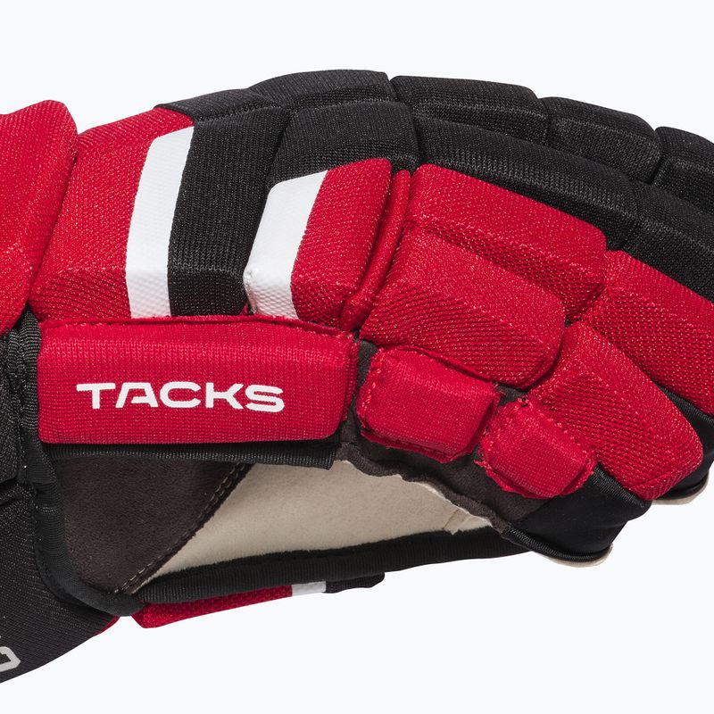 Ръкавици за хокей CCM Tacks XR80 SR Gloves black/red/white 3