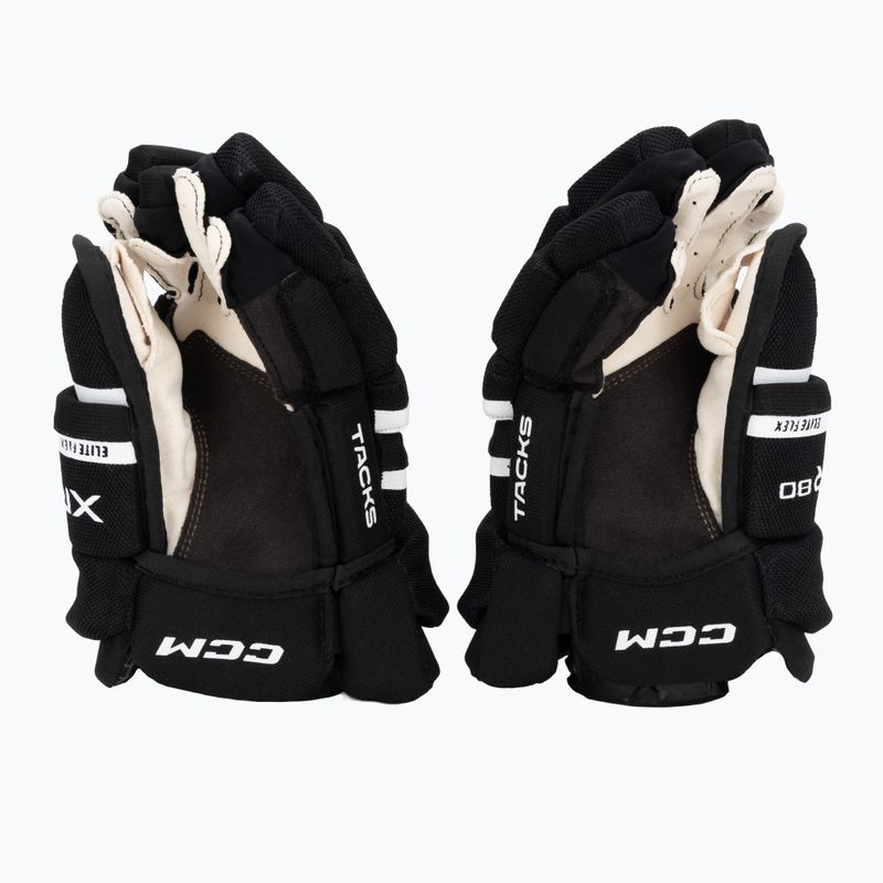 Детски хокейни ръкавици CCM Tacks XR80 JR Gloves black/white 3