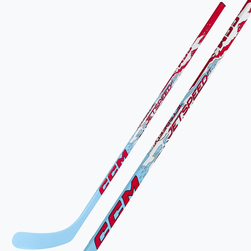 Хокеен стик  CCM JetSpeed Youth black/red 6