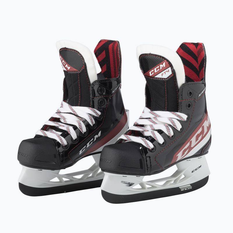 Детски хокейни кънки CCM JetSpeed FT JR Regular black 2