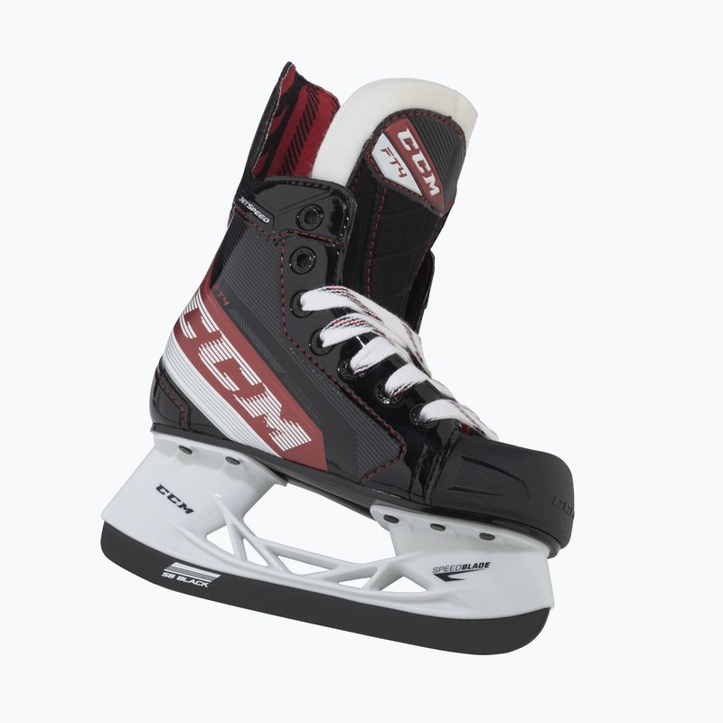 Детски хокейни кънки CCM JetSpeed FT JR Regular black 5