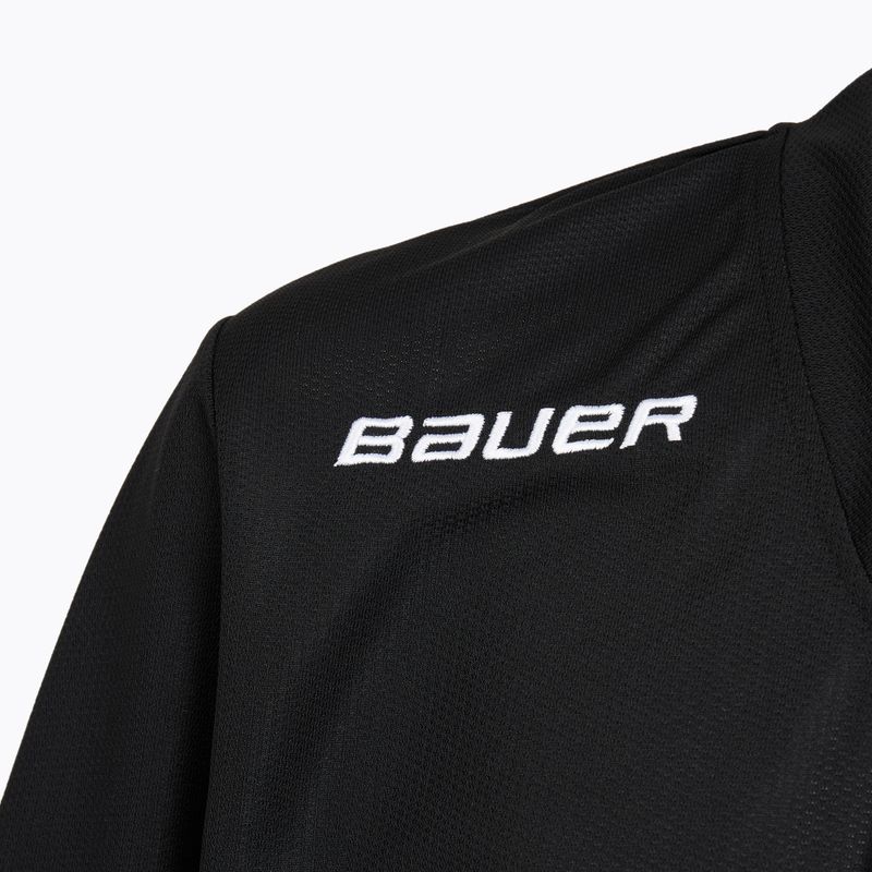 Детски хокейски лонгслив Bauer Flex Practice Jersey Jr black 3