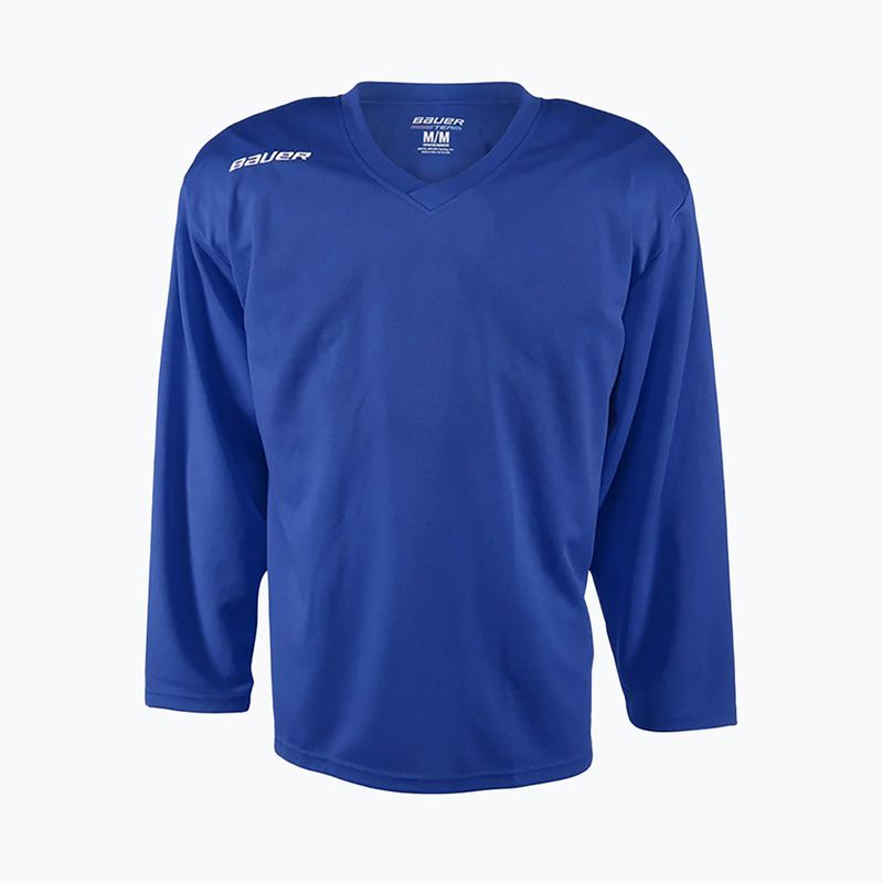 Детска блуза с дълъг ръкав за хокей Bauer Flex Practice Jersey Jr blue