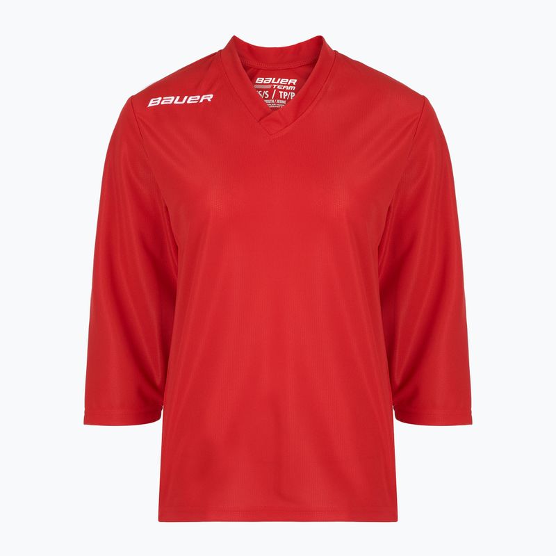 Детско хокейно джърси Bauer Flex Practice Jersey Jr red