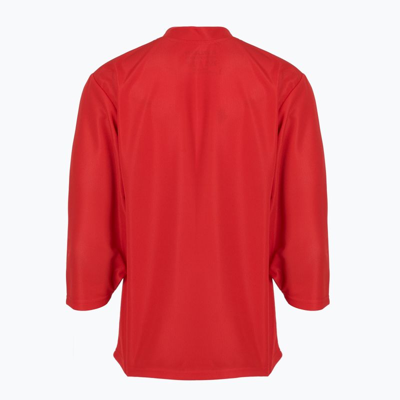 Детска блуза с дълъг ръкав за хокей Bauer Flex Practice Jersey Jr red 2