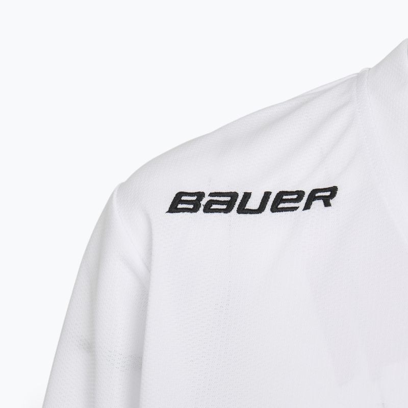 Детска блуза с дълъг ръкав за хокей Bauer Flex Practice Jersey Jr white 3