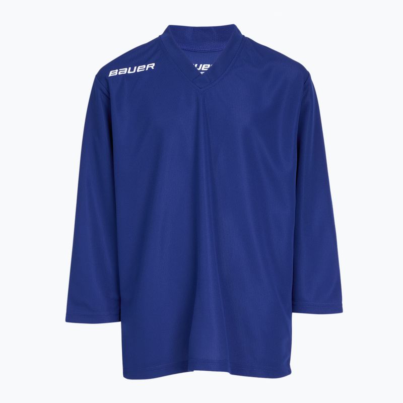 Детски хокейски лонгслив Bauer Flex Practice Jersey Jr white
