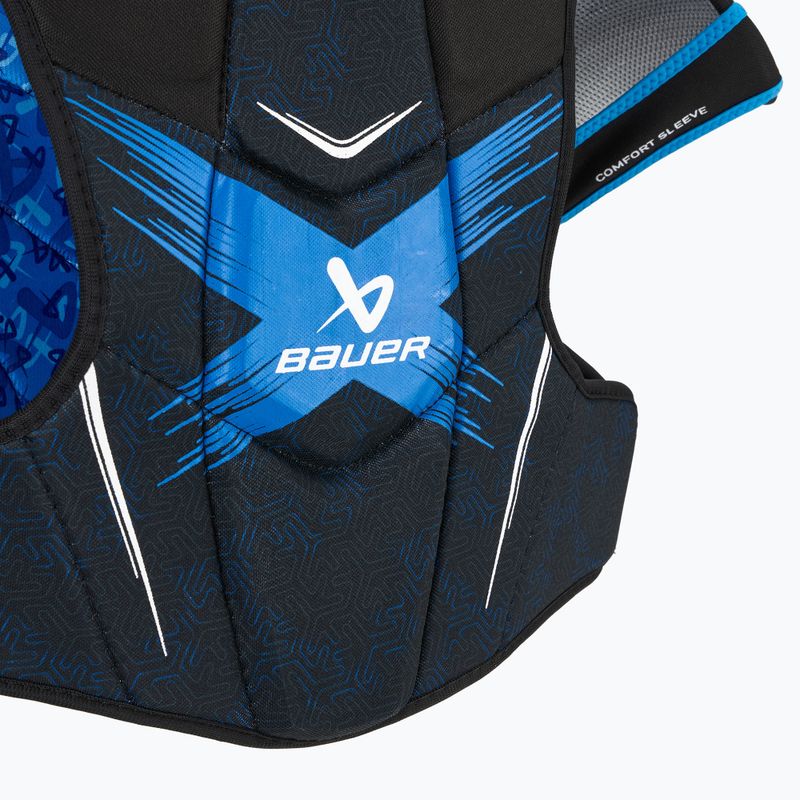 Хокейни раменни подложки Bauer X Shoulder Pad Int black/blue 5