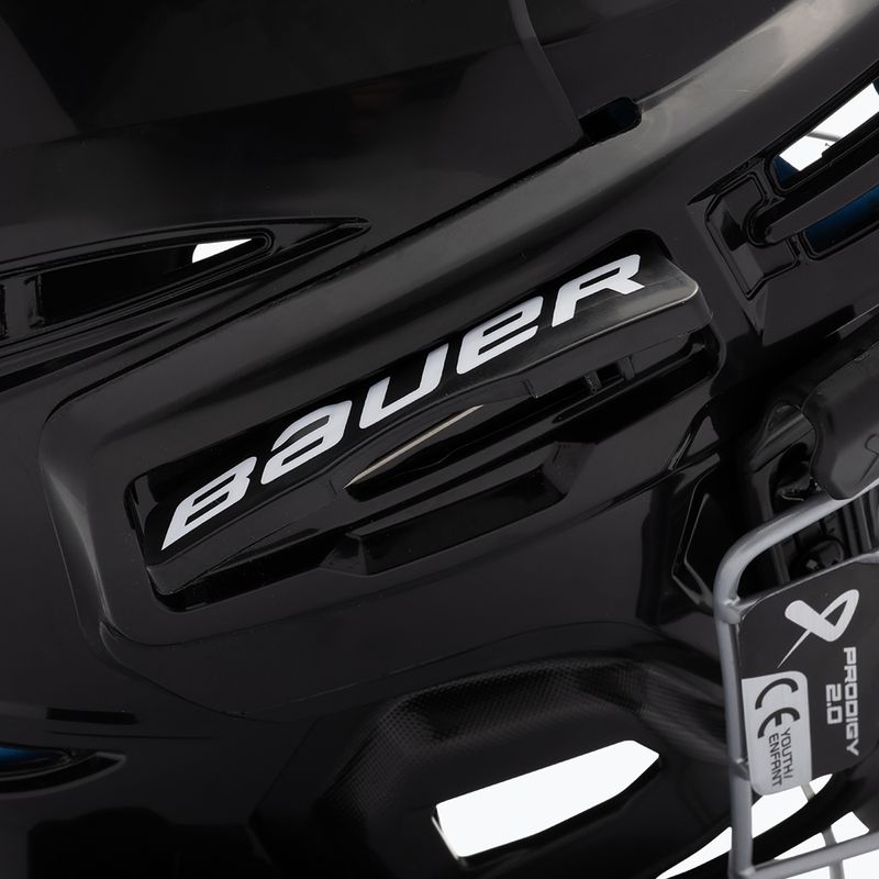 Детска хокейна каска Bauer Prodigy 2.0-Helmet-Combo black 8