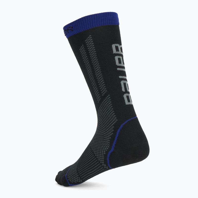Хокейни чорапи Bauer Tall Performance S25 black/blue 2