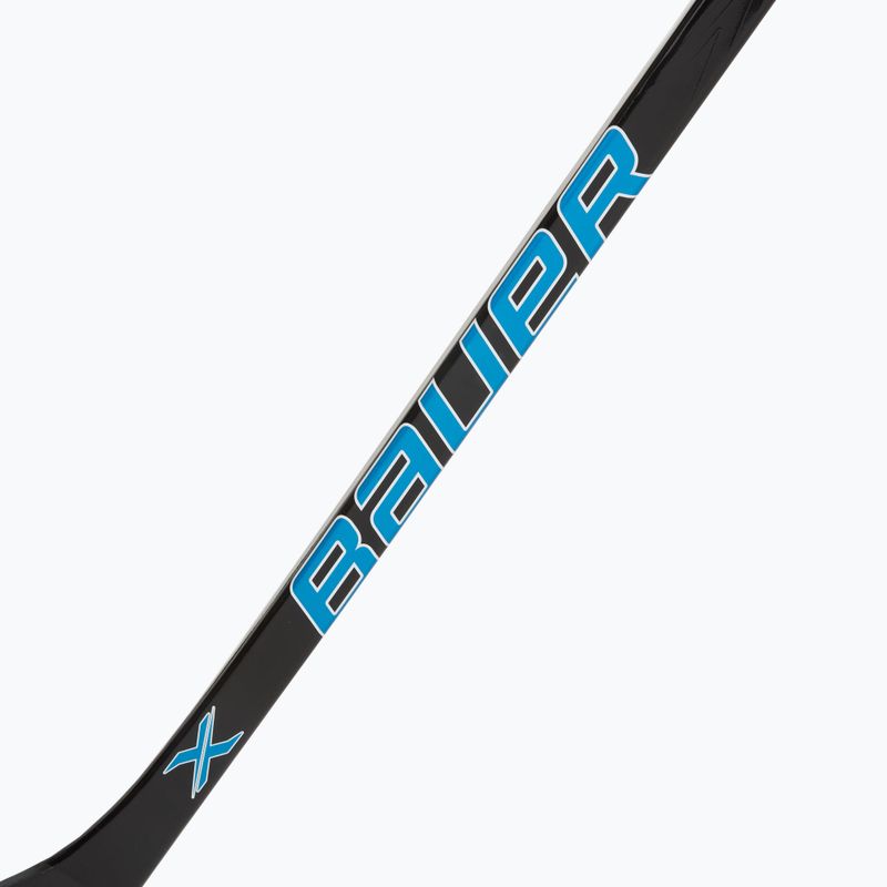 Хокеен стик Bauer X Series Grip Sr F80 L black/blue/green 2