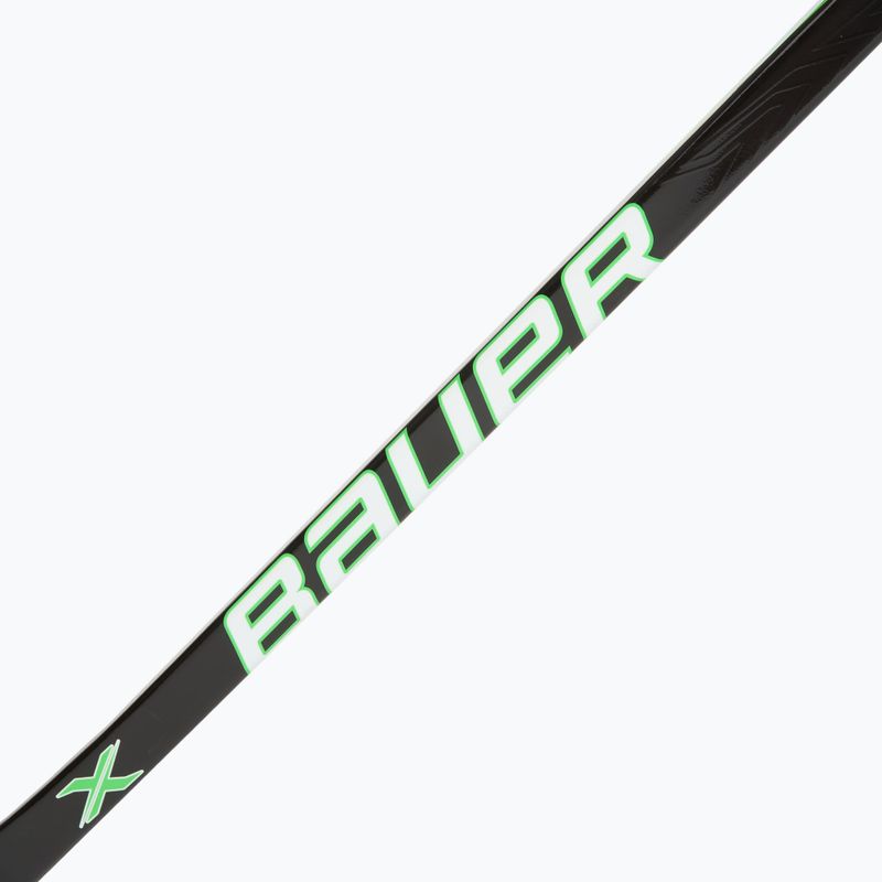 Детски хокеен стик Bauer X Series Grip Jr F40 L black/blue/green 2