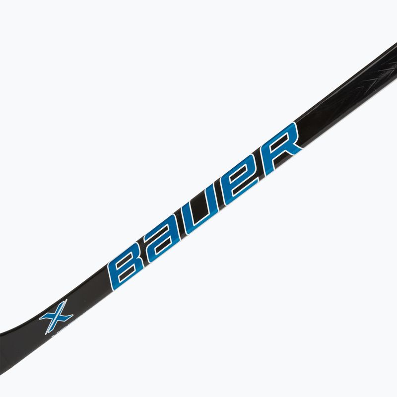 Хокеен стик Bauer X Series Grip Int F60 R black/blue/green 2