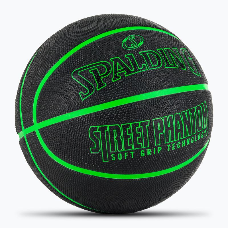 Spalding Phantom баскетбол черно/зелено размер 6 2
