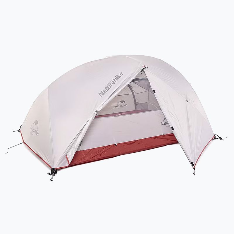 Палатка за трекинг 2 - местна Naturehike Star River 2 light grey/red 2