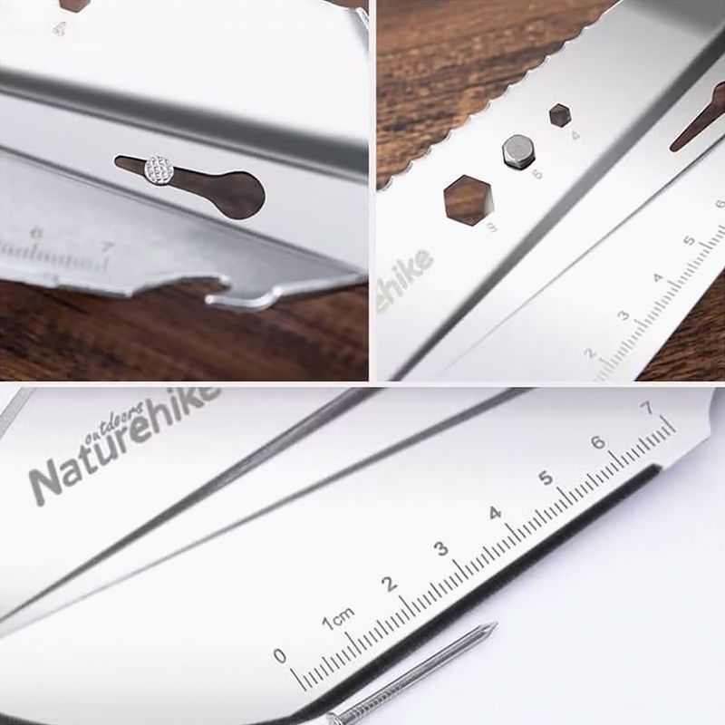 Многофункционална лопата Naturehike NH20GJ001 silver 2