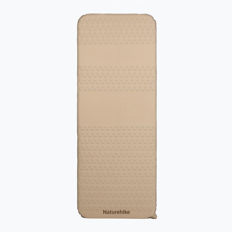 Самонадуваема постелка Naturehike Featherbone Single Large Wide brown 2