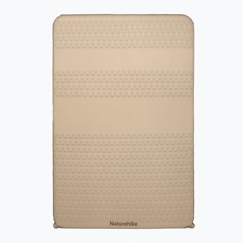 Самонадуваема постелка Naturehike Featherbone Double Regular Wide brown 2