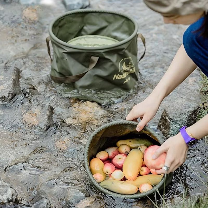 Сгъваема кофа Naturehike NH20SJ040 20 l army green 2