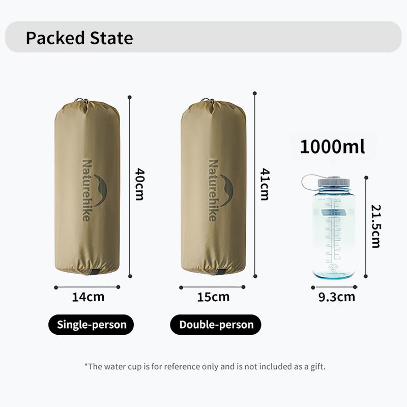 Палатка за трекинг 2-местна Naturehike Mongar UL 2 15D moon rock gray 4