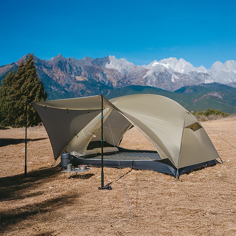 Палатка за трекинг 2-местна Naturehike Mongar UL 2 15D moon rock gray 11