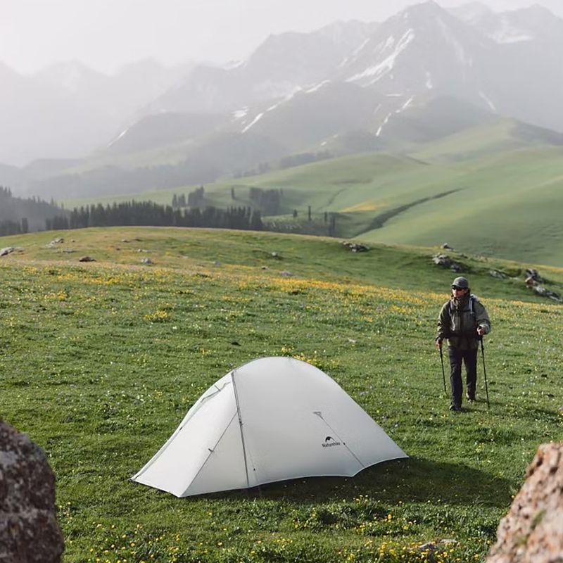 Палатка за трекинг 2-местна Naturehike Mongar UL 2 15D moon rock gray 4