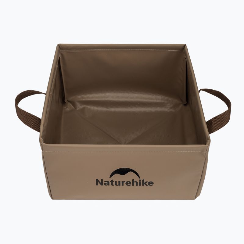 Туристичека мивка Naturehike Składany Square Bucket 13 light brown 2