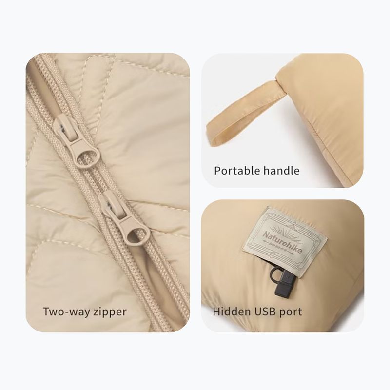 Електрическо одеяло Naturehike SK90 M cloud gray 2