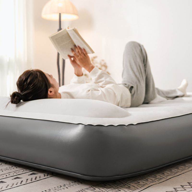 Надуваем дюшек/матрак Naturehike Chenjing with Pillow Triple grey 6