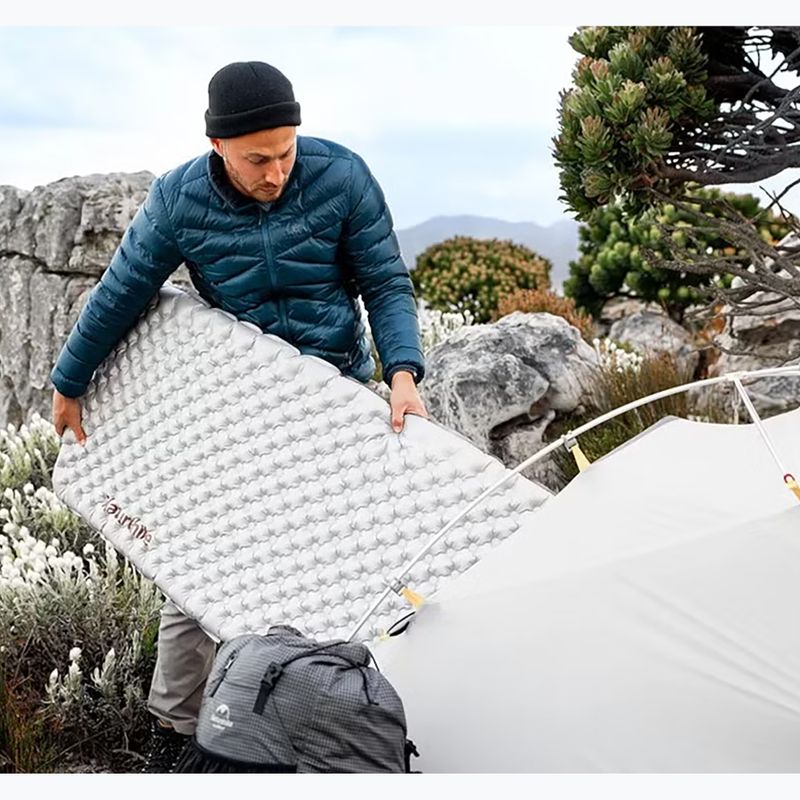 Постелка Naturehike Tuye R 6.5 carbon silver 3