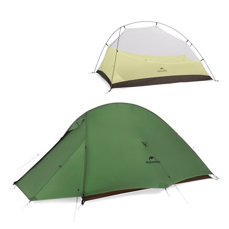 Палатка за трекинг 2-местна Naturehike Cloud Up 2 Pro 20D forest green 3