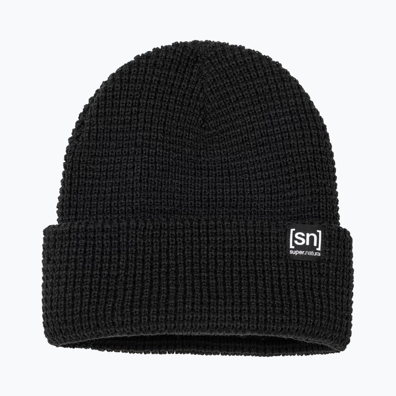 Зимна шапка super.natural City Beanie jet black 2