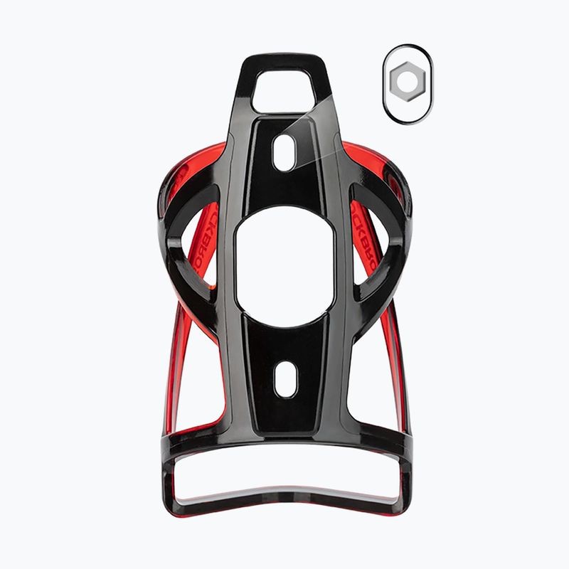 Кошница за бутилка за вода Rockbros 31210007 Water Bottle Holder black/red 4