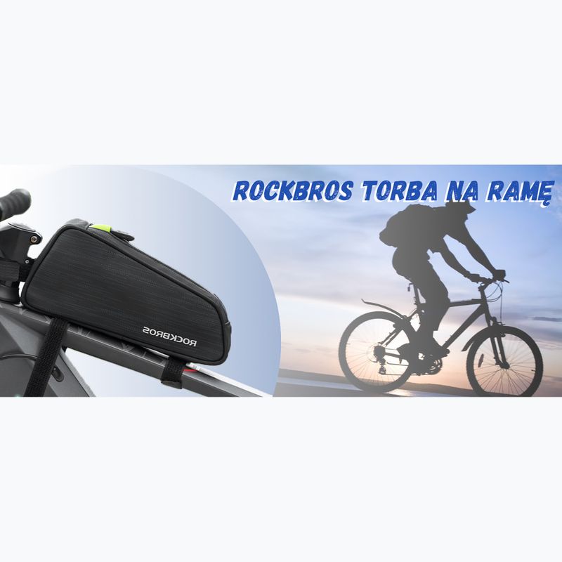 Чанта за велосипедна рамка Rockbros 301800450001 Bike Tube Bag black 4