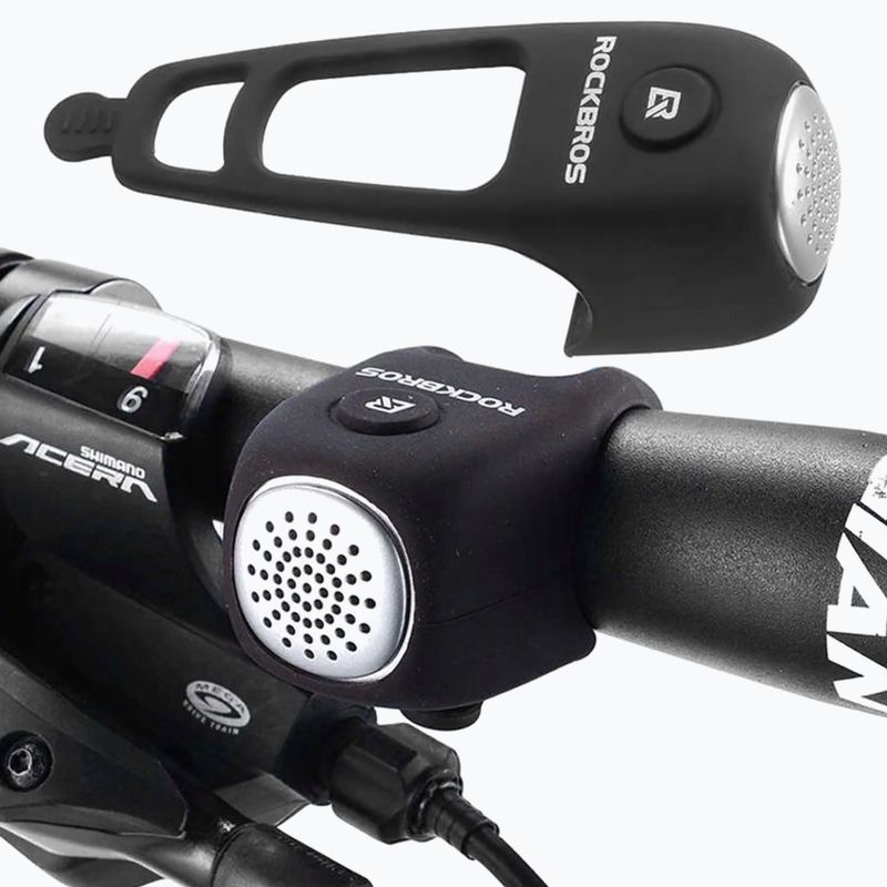 Велосипеден звънец  Rockbros CB1709BK Electric Bell black 2
