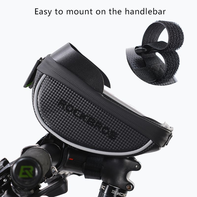 Чанта за велосипедна рамка Rockbros 010-4BK Bike Front Bag black 3