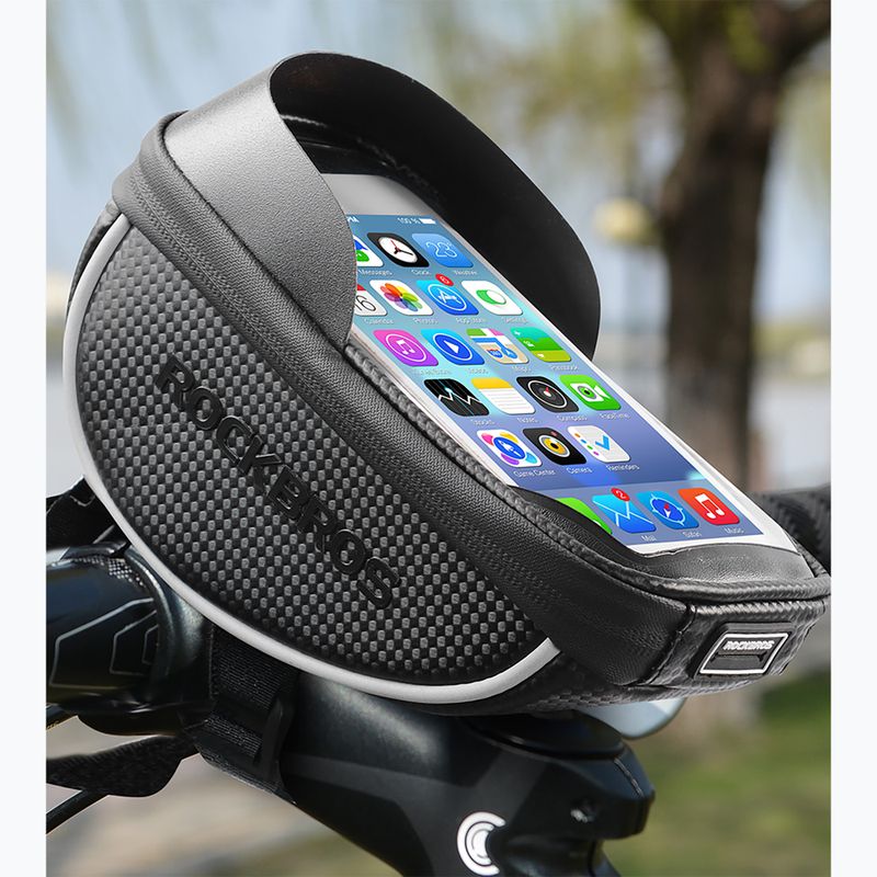 Чанта за велосипедна рамка Rockbros 010-4BK Bike Front Bag black 5