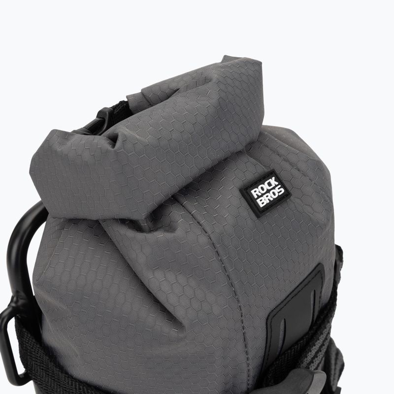 Чанта и стойка за велосипедна вилка Rockbros Front Fork Rack+Fork Bag grey/black 5