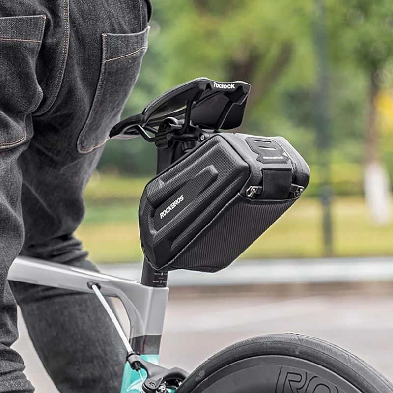 Чанта под седалка на велосипед Rockbros B69 Bike Saddle Bag black 7