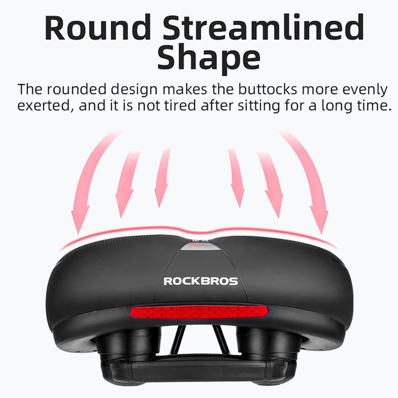 Седалка за велосипед Rockbros AQ-6090 black/red 2