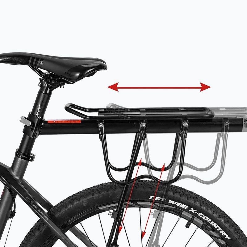 Велосипеден багажник  Rockbros HJ1009 Bike Rear Rack black 4