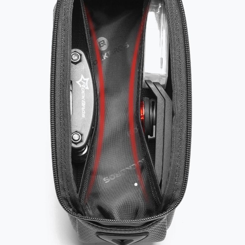 Чанта за велосипедна рамка Rockbros B68 Bike Tube Bag 1.7L black 4